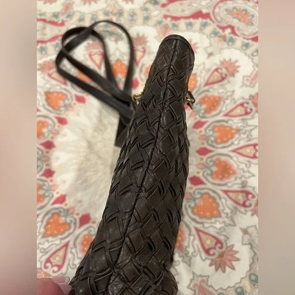 Bally Vintage 1990’s Braided Leather Shoulder Bag - Picture 5 of 12